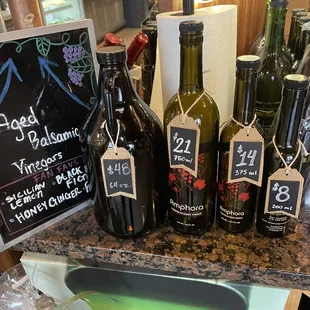 Balsamic vinegars