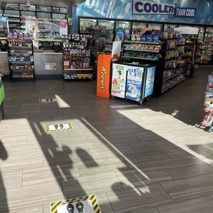 the inside of a grocery store