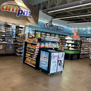the inside of a grocery store