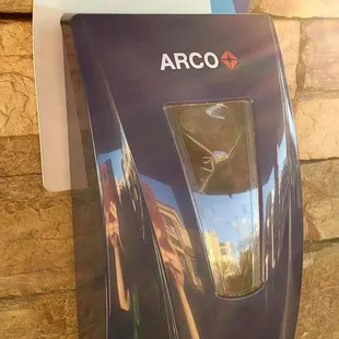 Complimentary hand sanitizer