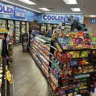 Nice and organized inside.