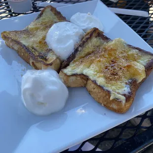 Crème brûlée French toast (number five)