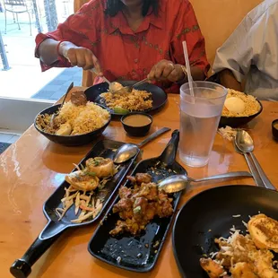 Vegetable Samosa Chicken Majestic Chicken 65 Hyderabadi Chicken Dum Biryani Double