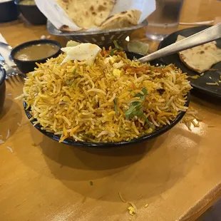 Boneless chicken biryani single order