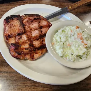 Smoked porkchop- delicious!