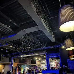 the interior of the restaurant