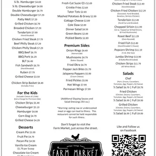 Lunch &amp; Dinner Menu