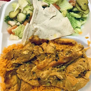 Amun Mediterranean -- chicken schwarma