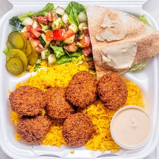 Falafel and Rice