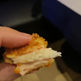 Crab Rangoon had crab in it