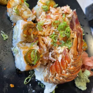 Lobster Volcano Roll