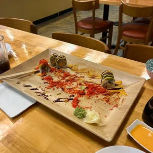 sushi and sashimi, food