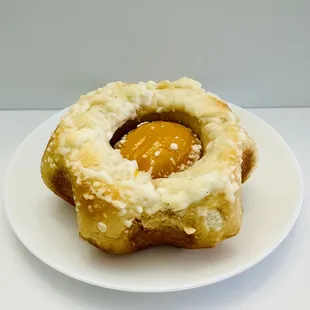 Peach cream cheese bread