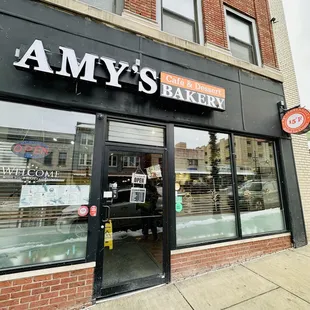 Exterior of bakery