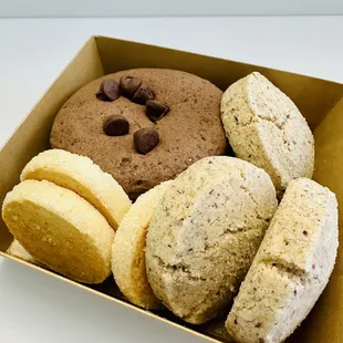 Assorted cookies