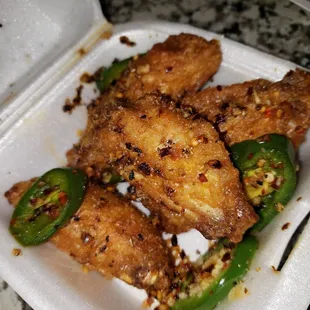 The wings are the best so good crunchy and spicy woooo made to order