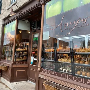 the outside of the store