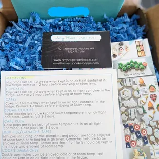 Beautiful, inviting packaging with instructions