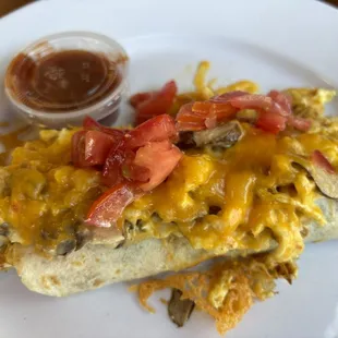 Breakfast Veggie Burrito