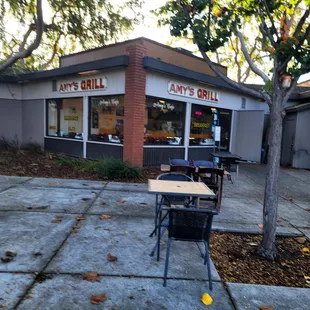 Outside seating