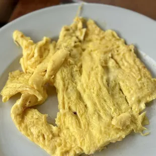 Scrambled eggs from the &quot;kids menu&quot;.