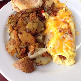 Bacon & Cheese Omelette