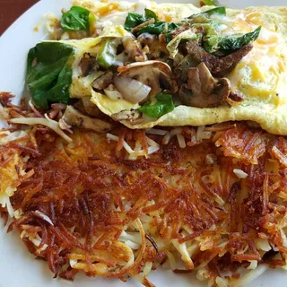 Breakfast Veggie & Cheese Omelette