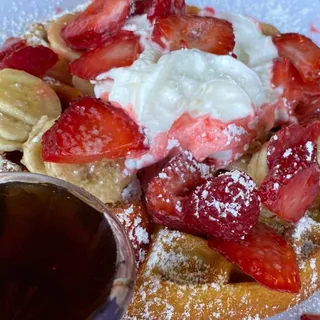 Strawberry Banana Waffle