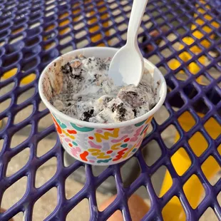Oreo Ice Cream and toffee