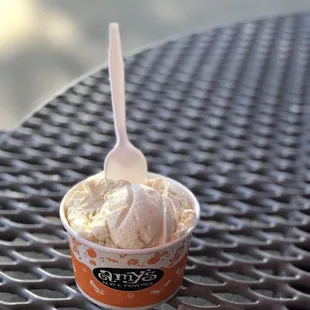 Large peppermint ice cream!