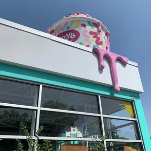 outside