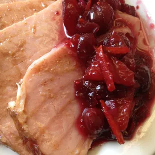Amy's Moveable Feast Roast Ham with Cranberry Chutney