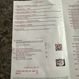 Current menu 6/5/24