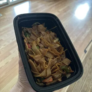 Underwhelming drunken noodles for $19