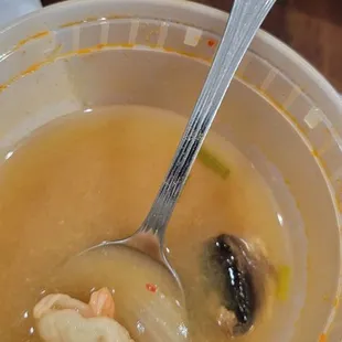 Tom Yum soup-amost done yum yum