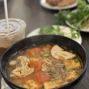 7. (Crab Paste Tomato Soup) Bun Rieu