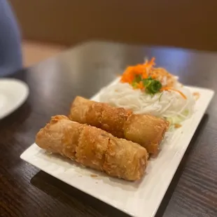 a plate of food on a table