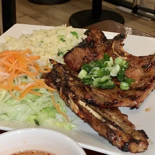 22. (Grilled Pork Chop w/ rice) Com Suon