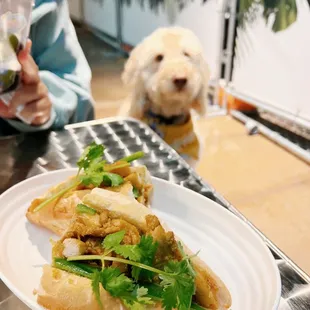 Lemongrass chicken bahn mi