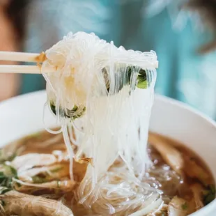 Wholesome Chicken Broth with Noodles