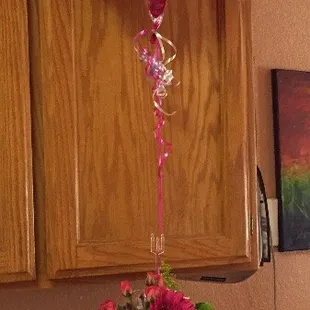This is my flower arrangement for $75 I bought for Mother's Day. NOT WORTH IT!!