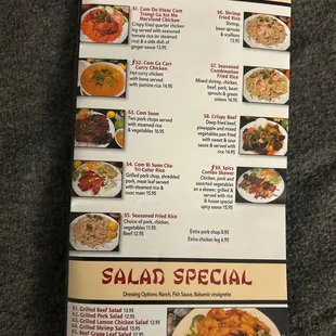 Rice & salads