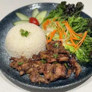 Com Ga Nuong / Grilled Chicken Rice Plate