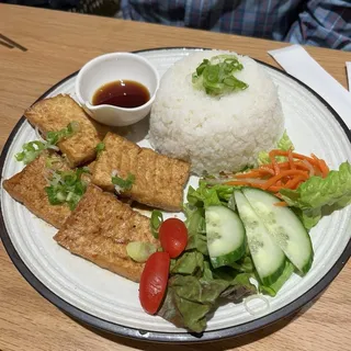 GRILLED TOFU RICE PLATE