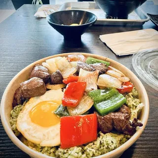 Rice And Shaken Fillet Mignon