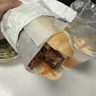 3. Crispy Pork Belly Sandwich