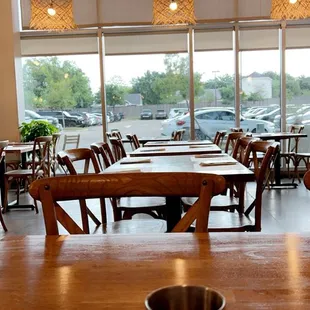 Inside restaurant