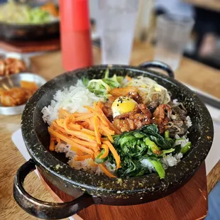 Pork bibimbap