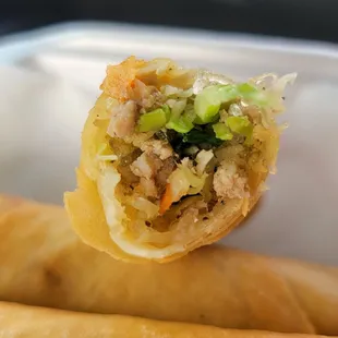 Inside the egg roll