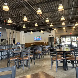 the interior of the restaurant